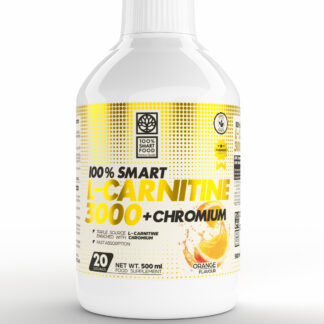 100% Smart L-Carnitine 3000 + Chromium - 500 ml