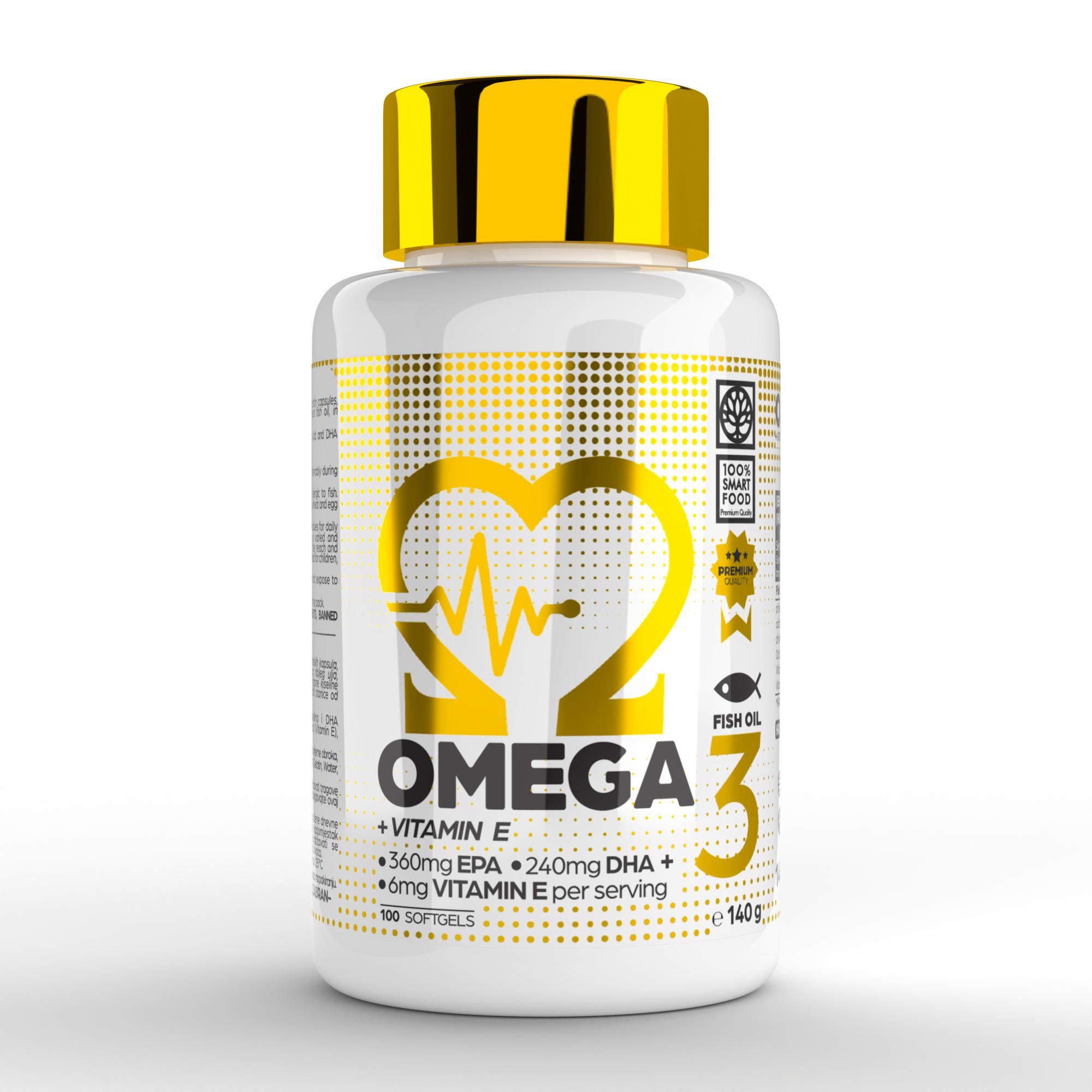 100% Smart Omega 3 - 100 softgel kapsula - Slika 23