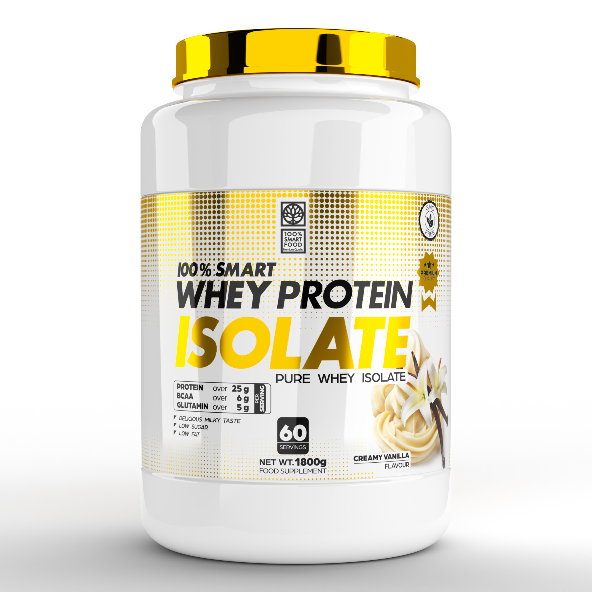 100% Smart Whey Protein Isolate - 1800 g - Slika 3