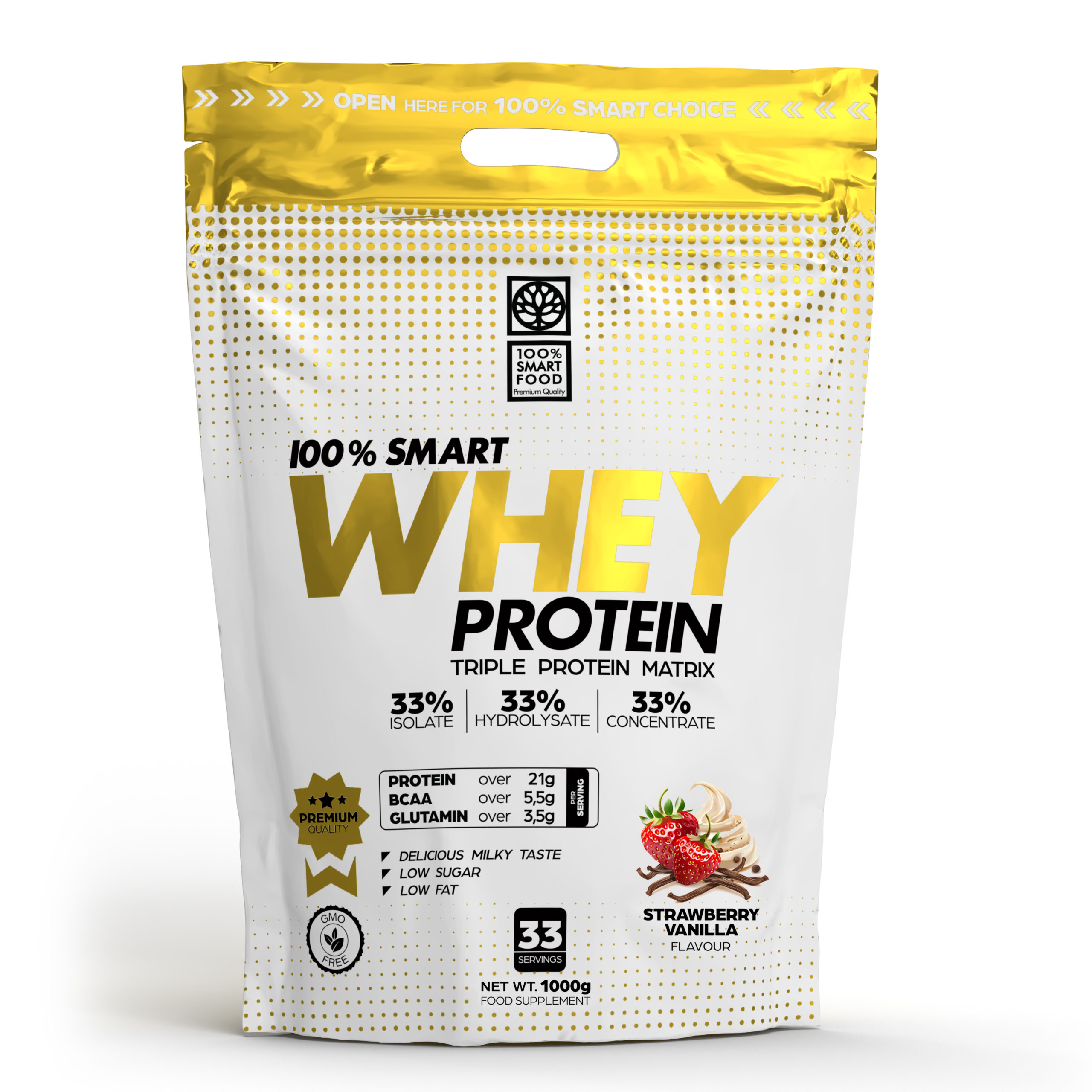 100% Smart Whey Protein - 1000 g - Slika 18