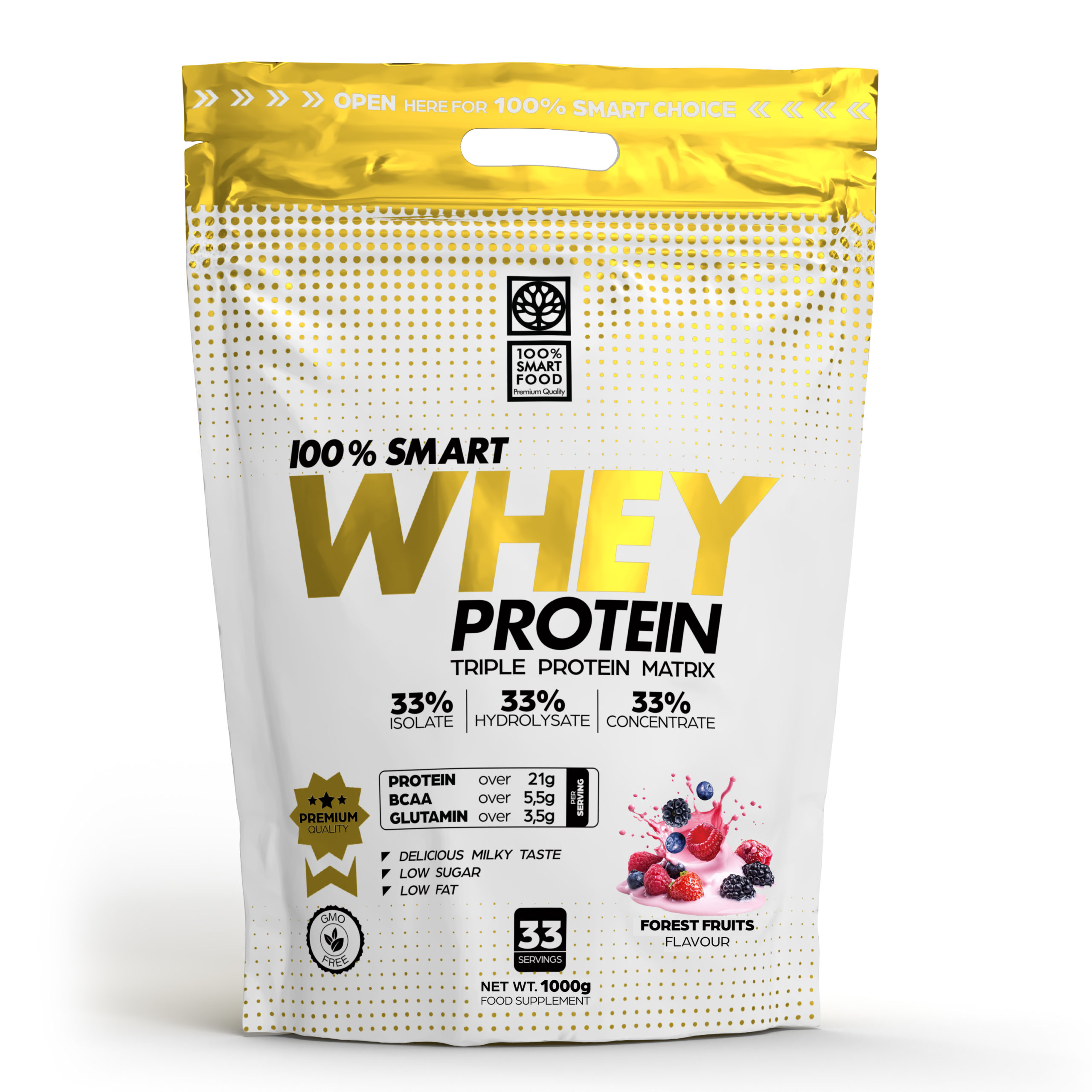 100% Smart Whey Protein - 1000 g - Slika 19