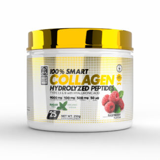 100% Smart Collagen Hydrolyzed Peptides  250 g - Strawberry & Watermelon