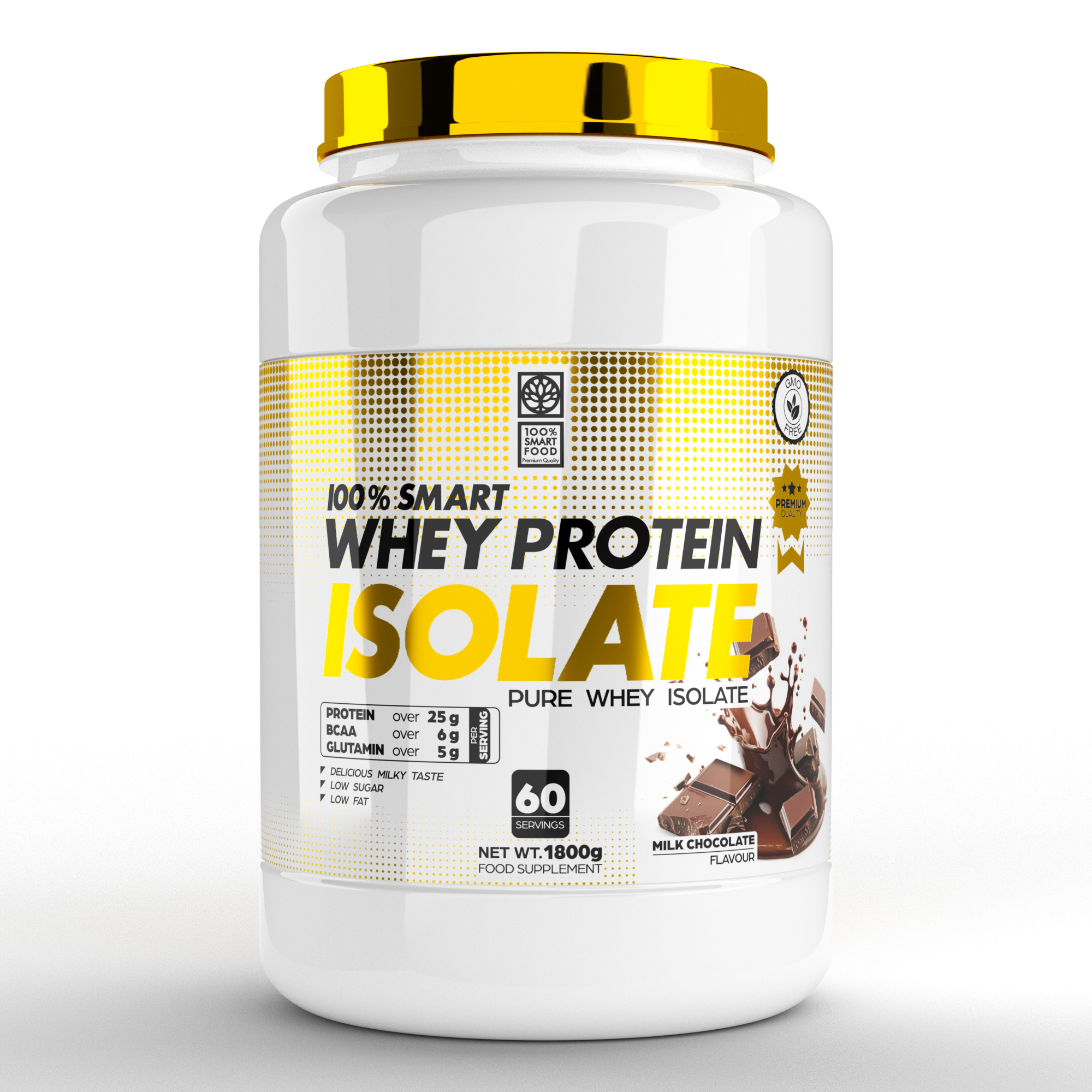 100% Smart Whey Protein Isolate - 1800 g - Slika 2