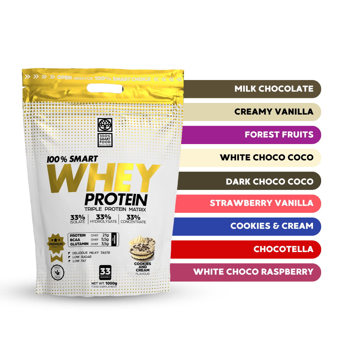 100% Smart Whey Protein - 1000 g - Slika 3