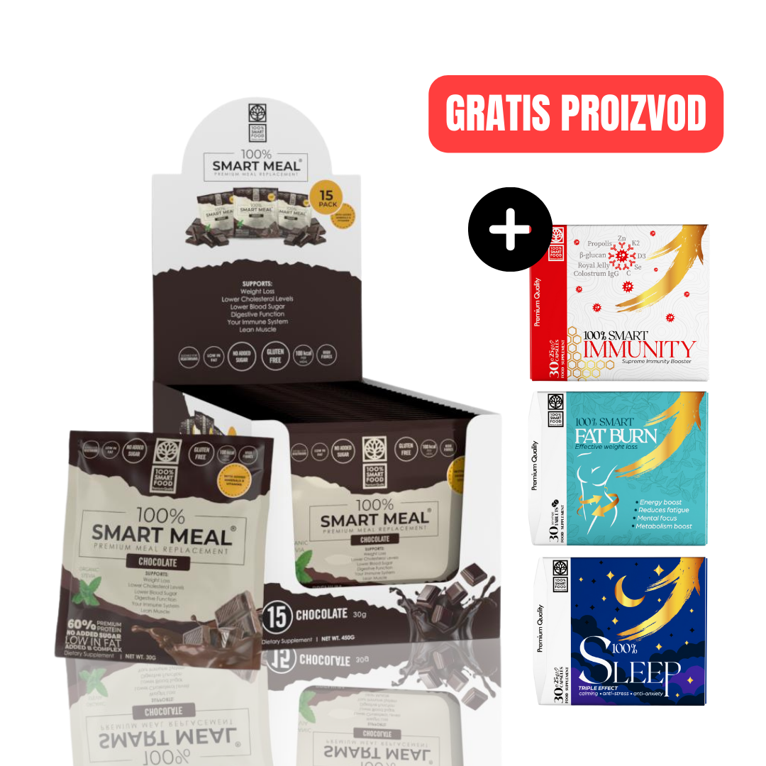 100% SMART MEAL - ČOKOLADA 15x30g - Slika 19