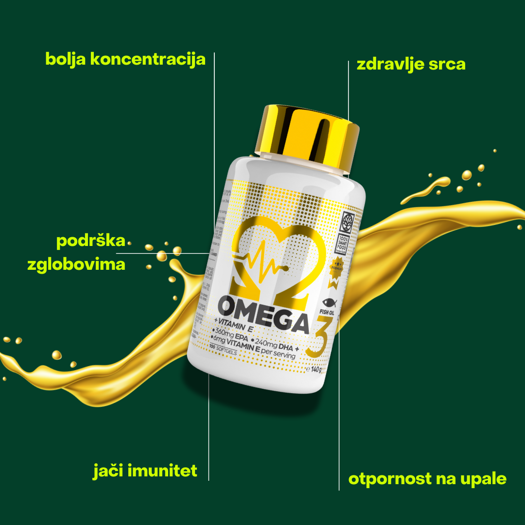 100% Smart Omega 3 - 100 softgel kapsula - Slika 15