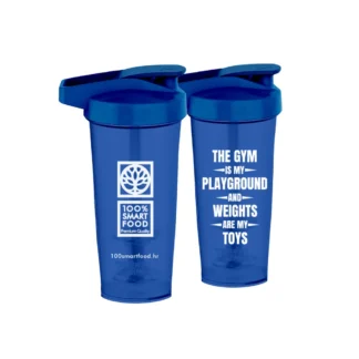 100% SMART SHAKER 600ML - BLUE