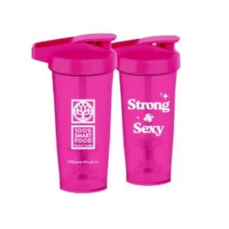 100% SMART SHAKER 600ML - NEON PINK